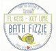 Florida Salt Scrubs - Key Lime Bath Bomb Fizzie